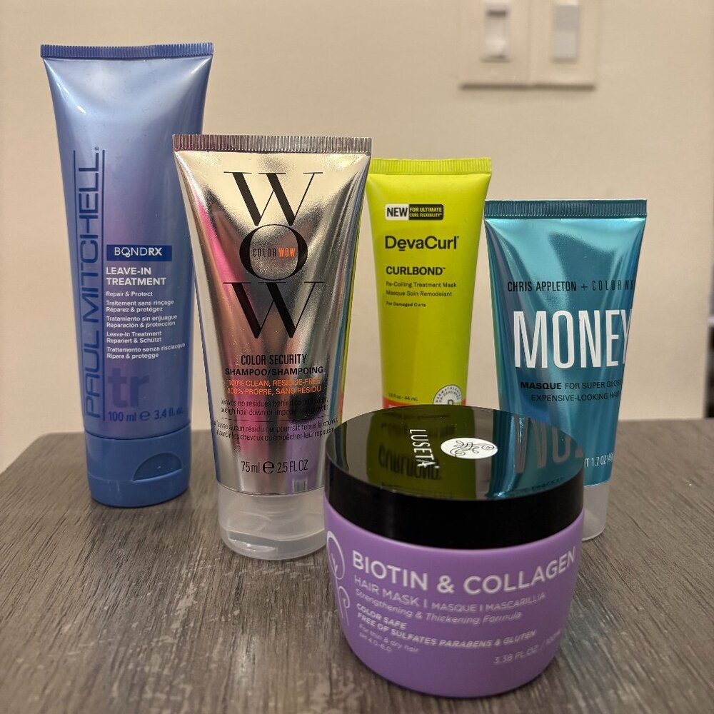 Haircare Deluxe Minis Bundle: Color Wow, DevaCurl, Paul Mitchell, Luseta - NEW